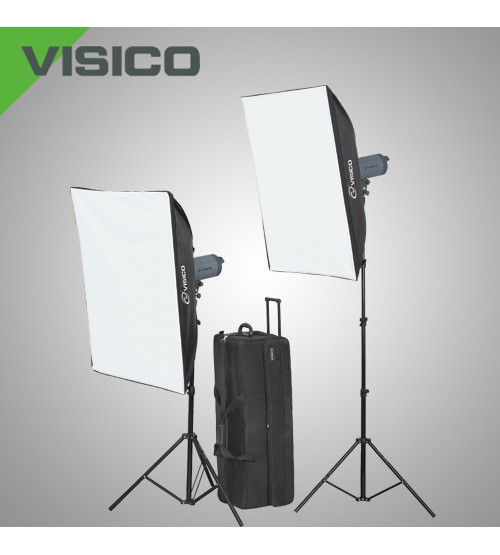 Visico VC-300 HH SoftBox Kit 2 Flash Head
